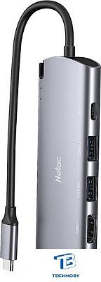 картинка USB хаб Netac NT07WH41-32C0