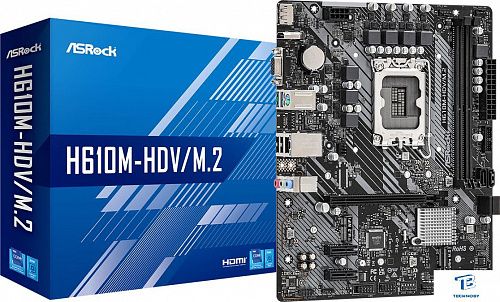 картинка Материнская плата ASRock H610M-HDV/M.2