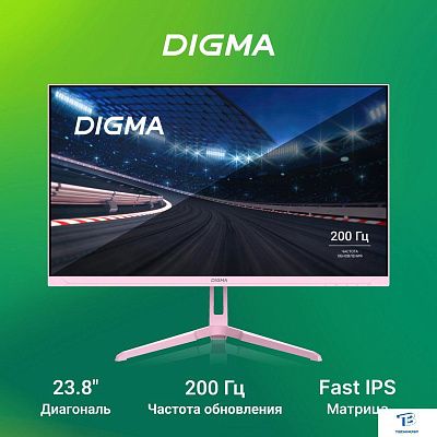 картинка Монитор Digma 24P410F розовый