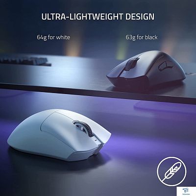 картинка Мышь Razer DeathAdder V3 Pro White