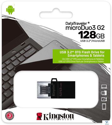 картинка Флэш накопитель Kingston DTDUO3G2/128GB