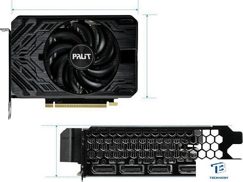 картинка Видеокарта Palit RTX 4060 Ti (NE6406T019P1-1060F)