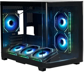 картинка Корпус XASTRA QR500M 6ARGB-FM-C10-UC Black