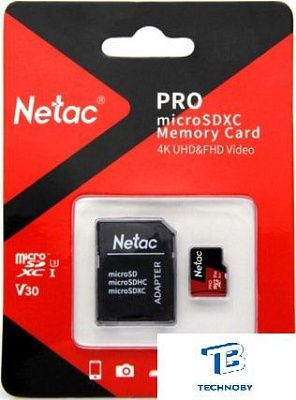 картинка Карта памяти Netac 128GB NT02P500PRO-128G-R