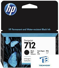 картинка Картридж HP 3ED70A 712 черный