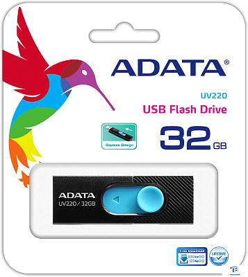 картинка Флэш накопитель A-Data 32GB AUV220-32G-RBKBL