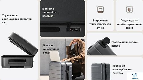 картинка Чемодан Xiaomi Luggage Classic BHR8605GL