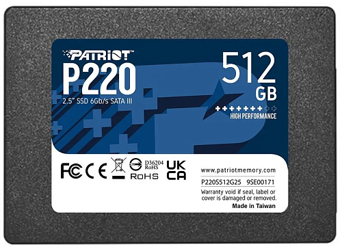 картинка Накопитель SSD Patriot 512Gb P220S512G25