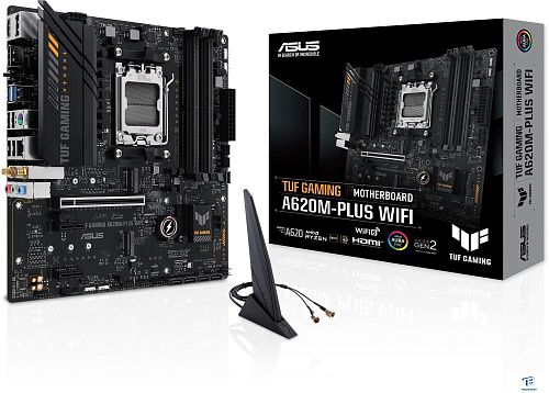 картинка Материнская плата Asus TUF GAMING A620M-PLUS Wi-Fi