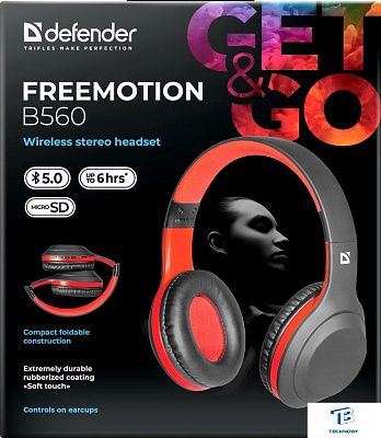 картинка Наушники Defender FreeMotion B560 63560