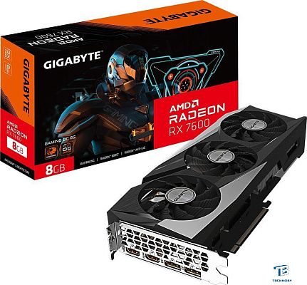 картинка Видеокарта Gigabyte RX 7600 (GV-R76GAMING OC-8GD)