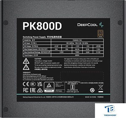 картинка Блок питания Deepcool R-PK800D-FA0B-EU
