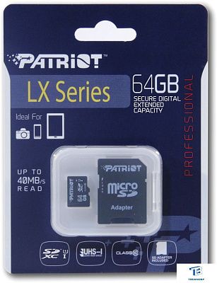 картинка Карта памяти Patriot 64GB PSF64GMCSDXC10