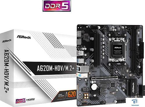 картинка Материнская плата ASRock A620M-HDV/M.2+