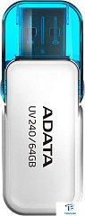 картинка Флэш накопитель A-Data 64GB AUV240-64G-RWH