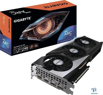 картинка Видеокарта Gigabyte Arc A380 GV-IA380GAMING OC-6GD