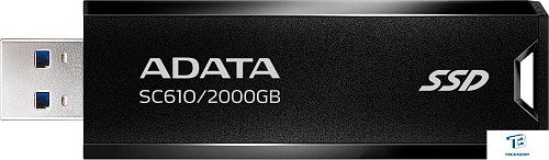 картинка Внешний SSD A-Data 2TB SC610-2000G-CBK/RD