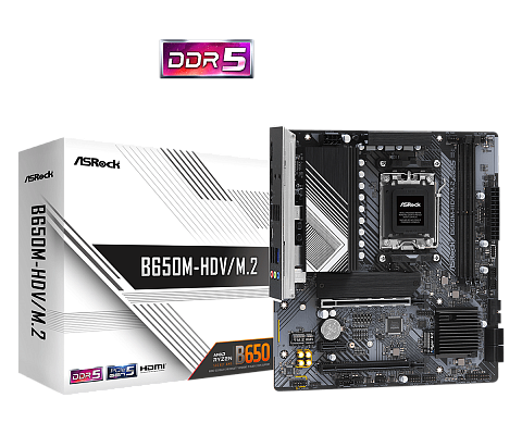 картинка Материнская плата ASRock B650M-HDV/M.2