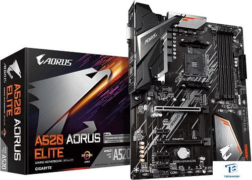 картинка Материнская плата Gigabyte A520 AORUS ELITE