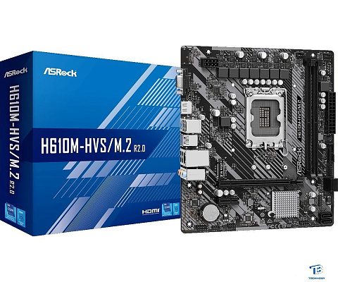 картинка Материнская плата ASRock H610M-HVS/M.2 R2.0