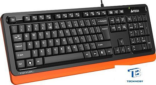 картинка Клавиатура A4Tech Fstyler FKS10 Черный/оранжевый