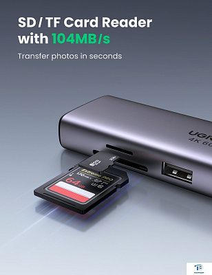 картинка USB хаб Ugreen CM512 60515
