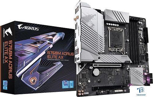 картинка Материнская плата GigaByte B760M Aorus Elite AX