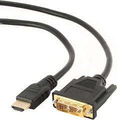 картинка Кабель HDMI-DVI Cablexpert CC-HDMI-DVI-6 1.8м
