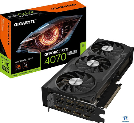 картинка Видеокарта Gigabyte RTX 4070 Super (GV-N407SWF3OC-12GD)