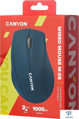 картинка Мышь Canyon CNE-CMS05BL