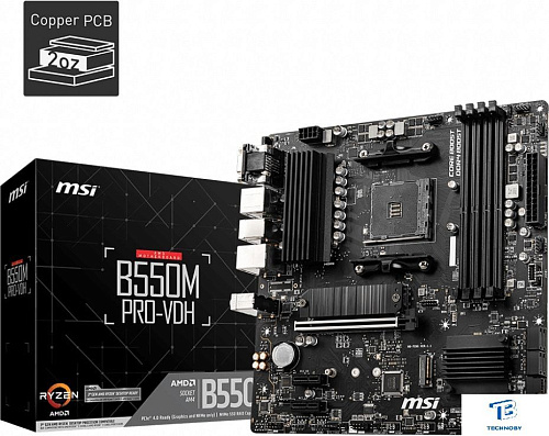 картинка Материнская плата MSI B550M PRO-VDH
