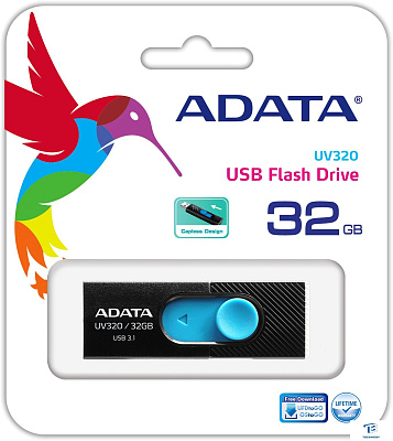 картинка Флэш накопитель A-Data 32GB AUV320-32G-RBKBL