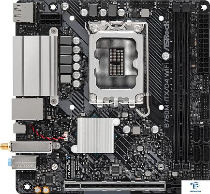 картинка Материнская плата ASRock B760M-ITX/D4 WIFI