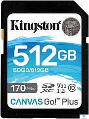 картинка Карта памяти Kingston SDG3/512GB