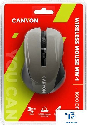 картинка Мышь Canyon CNE-CMSW1G
