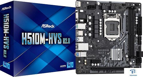 картинка Материнская плата ASRock H510M-HVS R2.0