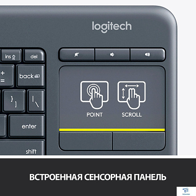 картинка Клавиатура Logitech K400 920-007173