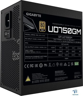 картинка Блок питания Gigabyte GP-UD750GM