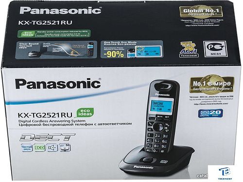 картинка Радиотелефон Panasonic KX-TG2521RUT
