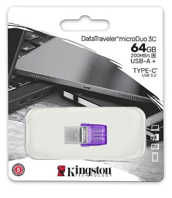 картинка Флэш накопитель Kingston DTDUO3CG3/64GB