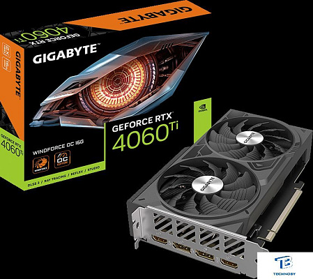 картинка Видеокарта Gigabyte RTX 4060 Ti (GV-N406TWF2OC-16GD)