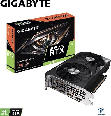 картинка Видеокарта Gigabyte RTX 3060 (GV-N3060WF2OC-12GD)