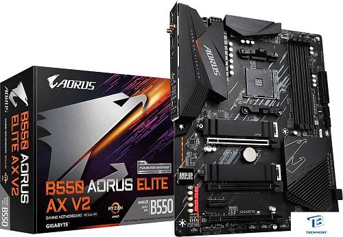 картинка Материнская плата Gigabyte B550 AORUS ELITE AX V2