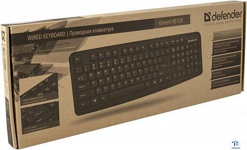 картинка Клавиатура Defender Element HB-520 PS/2 черный