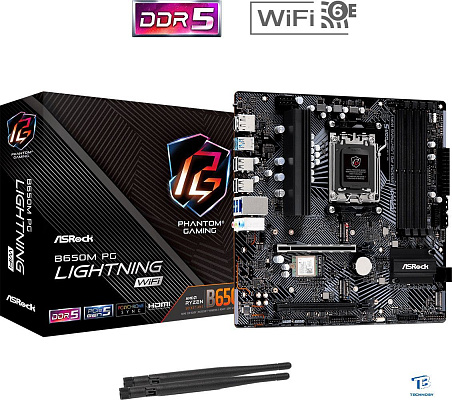 картинка Материнская плата ASRock B650M PG LIGHTNING WiFi