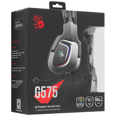 картинка Наушники A4Tech Bloody G575 серый