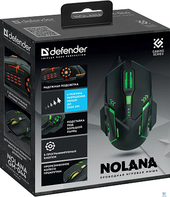 картинка Мышь Defender Nolana GM-044
