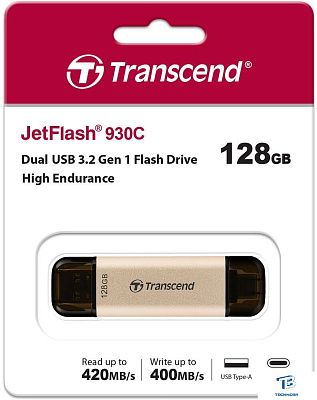 картинка Флэш накопитель Transcend 128GB TS128GJF930C