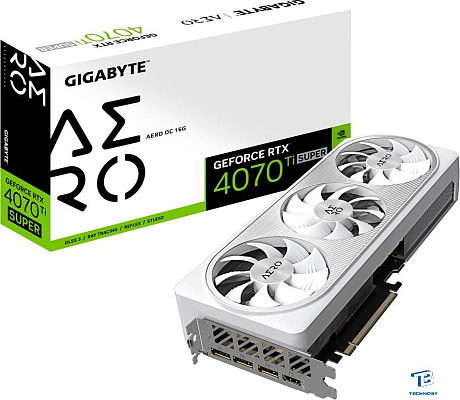 картинка Видеокарта Gigabyte RTX 4070 Ti Super (GV-N407TSAERO OC-16GD)