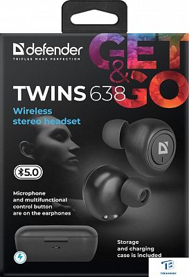 картинка Наушники Defender Twins 638 63638